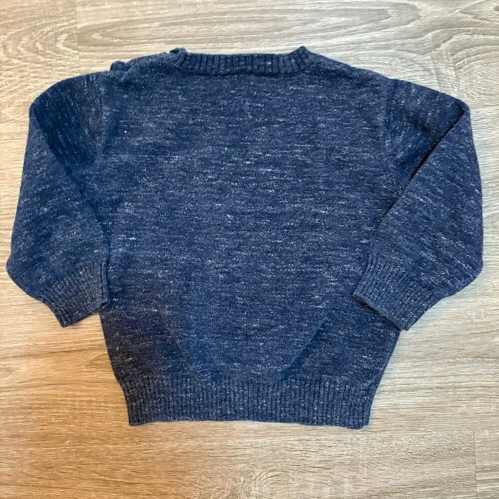 Gymboree Penguin Sweater 18–24M 🐧 Navy Cotton Knit​​
